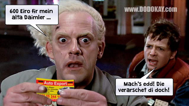 Dodokay Zurück in die Zukunft Auto-Export Dodokay Zurück in die Zukunft Auto-Export