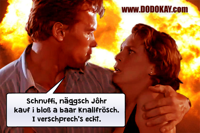 Dodokay True Lies Arnold Schwarzenegger Knallfrösche Dodokay True Lies Arnold Schwarzenegger Knallfrösche