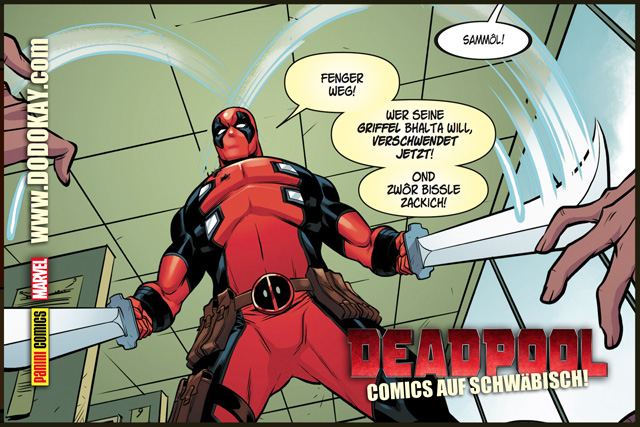 Dodokay Deadpool schwäbisch Comics Comic Panini Dodokay Deadpool schwäbisch Comics Comic Panini