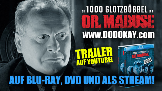 Die 1000 Glotzböbbel vom Dr. Mabuse Dodokay Blu-Ray DVD Die 1000 Glotzböbbel vom Dr. Mabuse Dodokay Blu-Ray DVD