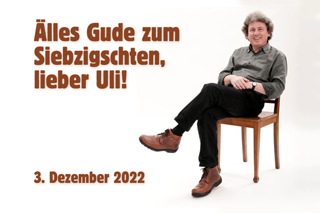 Uli Keuler 70. Geburtstag Uli Keuler 70. Geburtstag