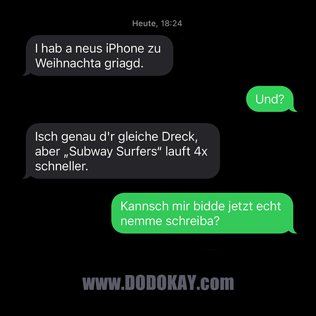 Dodokay SMS iPhone 17 schneller Subway Surfers